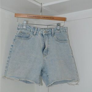 Light Blue Denim Shorts